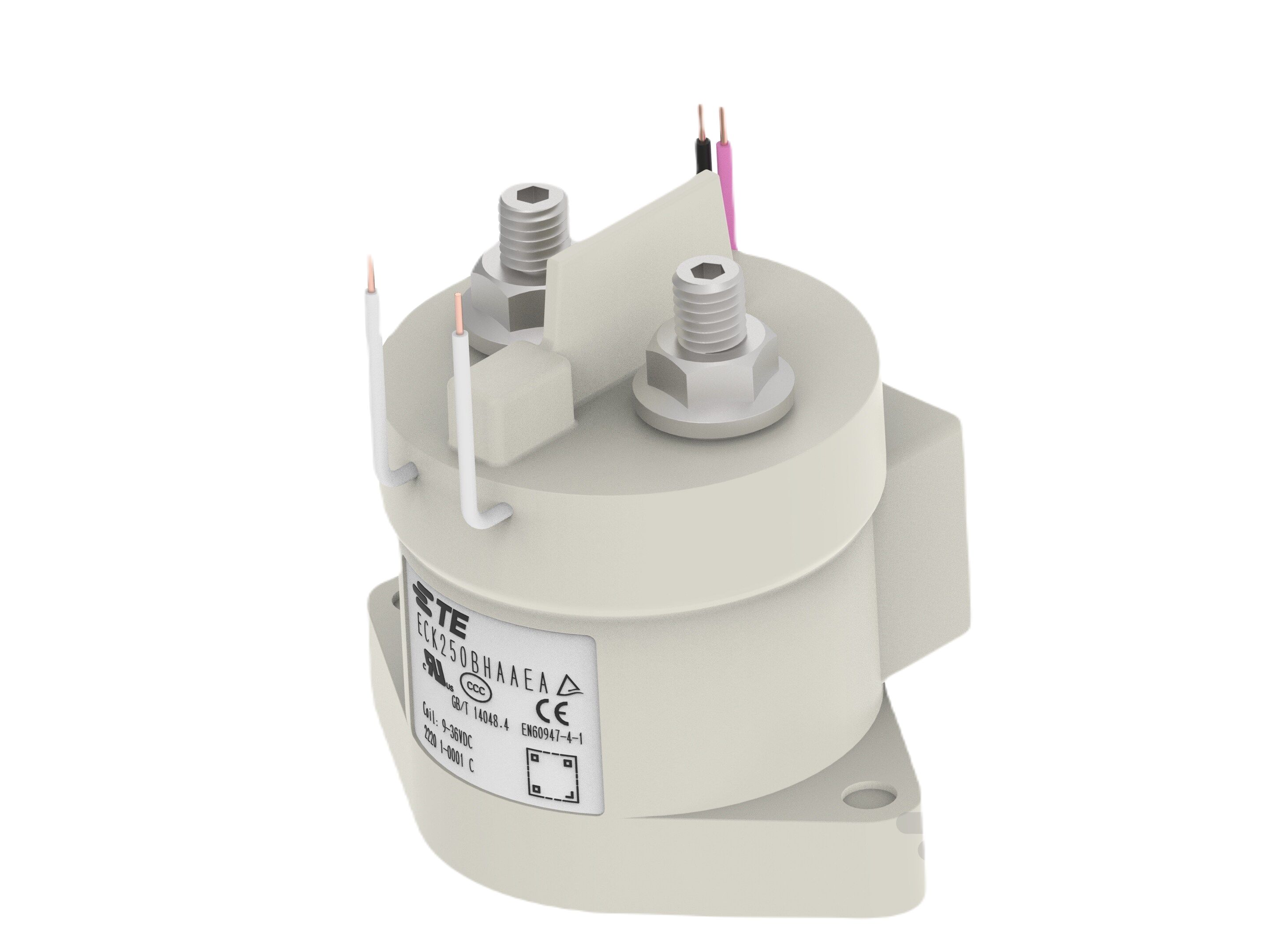 TE Connectivity ECK250B Contactor, 36 V dc Coil, 1-Pole, 500 A, 1.7 W, 1 NO, 1000V