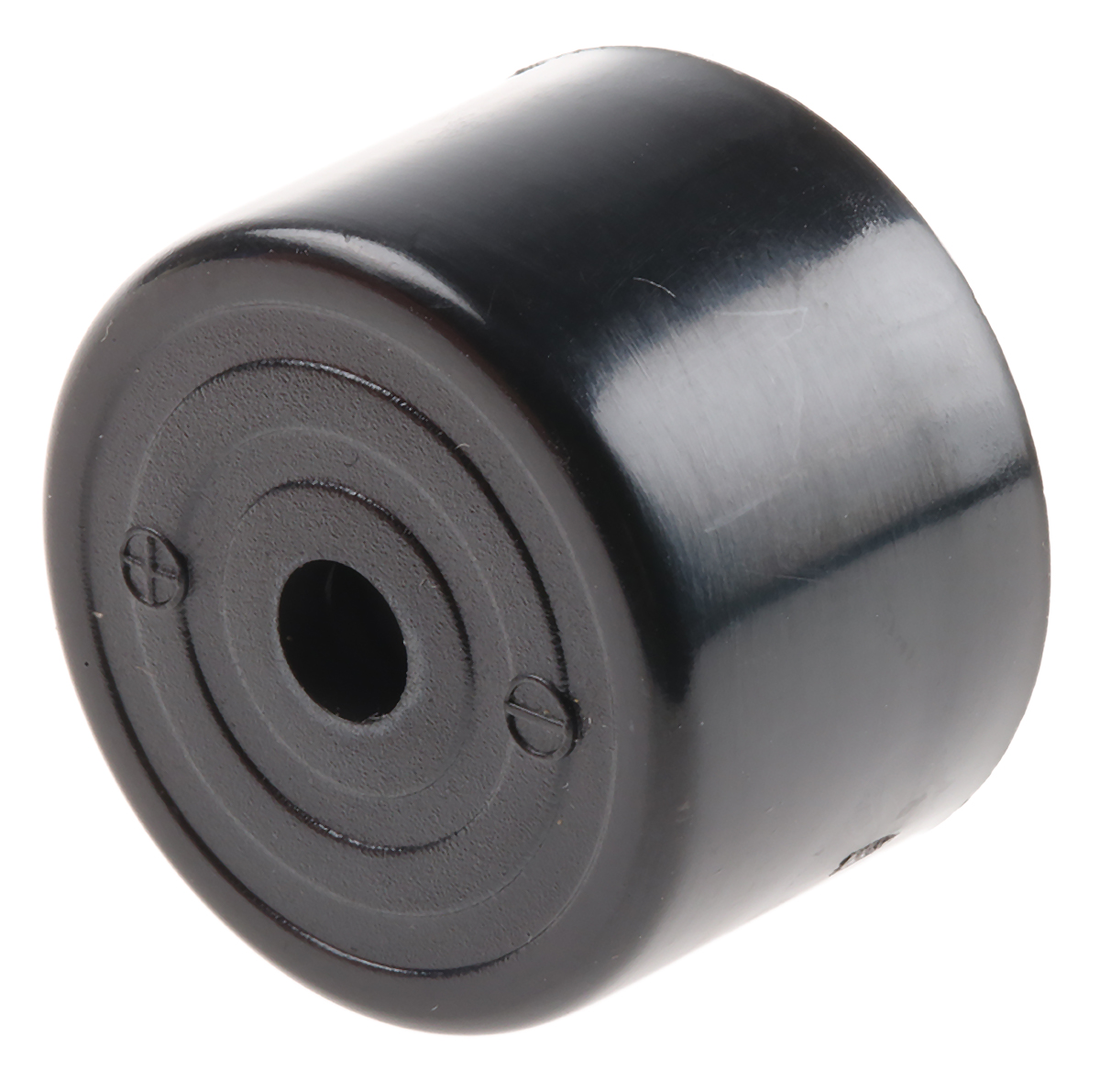 RS PRO 86dB Through Hole Continuous Internal Piezo Buzzer, 24.5 (Dia.) x 16mm, 3V dc Min, 20V dc Max