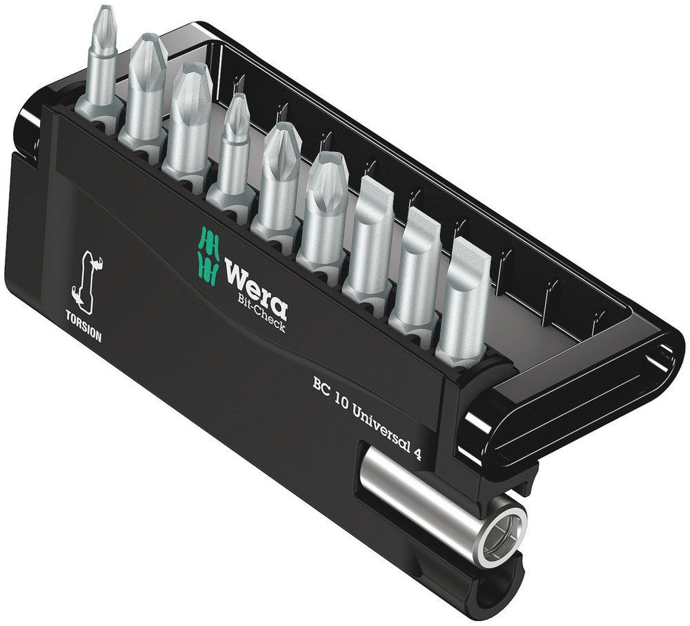 Wera 10 Pieces, Hexagon, Phillips, Pozidriv, Slotted