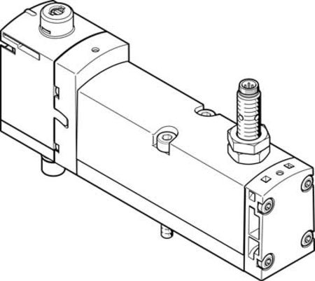 Festo 5/2 Monostable Solenoid Valve - Electrical VSVA-B-M52-MZD-A1-1T1L-APP Series, 560724
