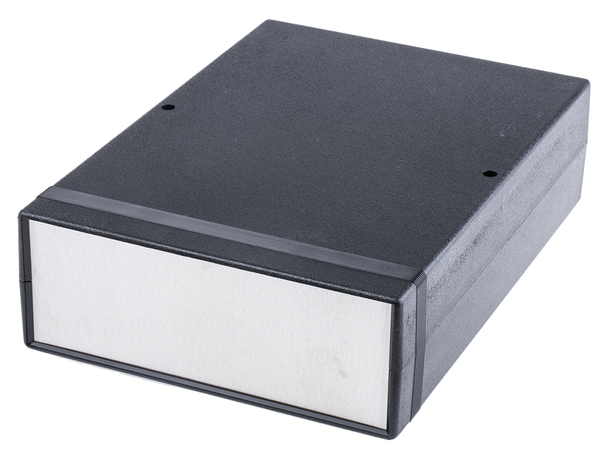 Hammond 1598 Black Flame Retardant ABS Instrument Case, 280.1 x 199.5 x 75.8mm