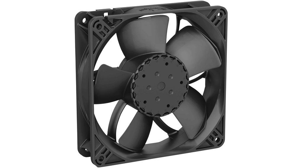 ebm-papst Axial Fan, 24 V dc, dc Operation, 250m³/h, 2.5 → 9.8W, 370mA Max, IP68, 119 x 119 x 32mm