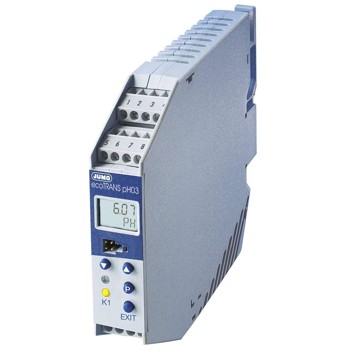 Jumo 202723 Din Rail Controller, 124.8 x 109mm, 3 Output Analogue, 20 → 30 V dc Supply Voltage Controller