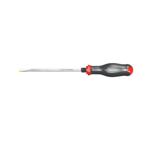 Facom Slotted Screwdriver, 12 mm Tip, 200 mm Blade, 325 mm Overall