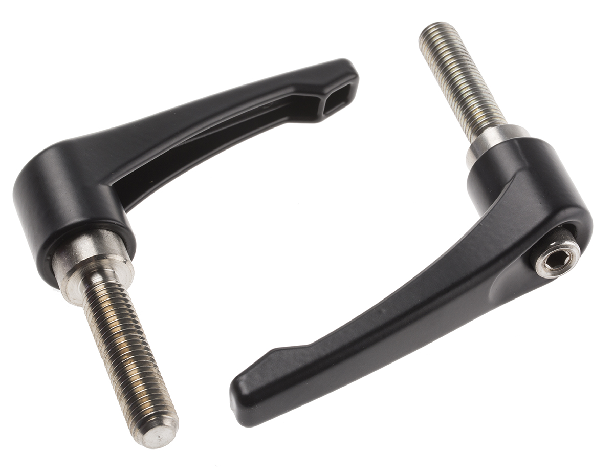 RS PRO Clamping Lever, M12 x 50mm