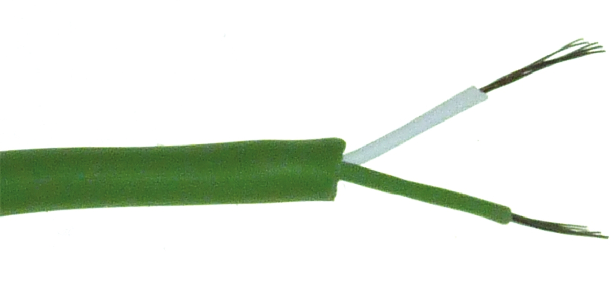 RS PRO Type K Thermocouple Cable/Wire, 50m, Unscreened, Silicone Rubber Insulation, +200°C Max, 7/0.2mm