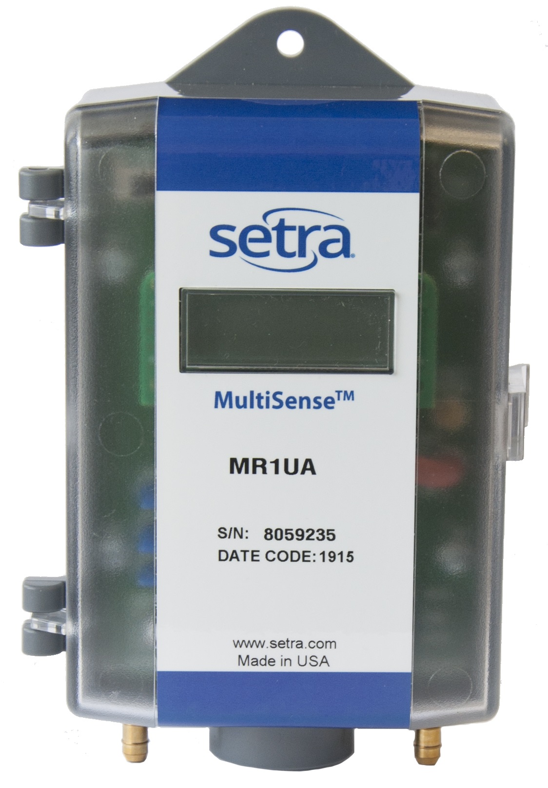 Setra MR1SA Series Pressure Sensor, 25Pa Min, 250Pa Max, Voltage Output, Differential Reading