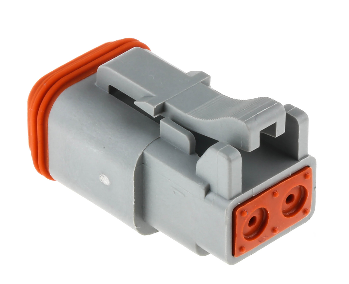 Amphenol Industrial, AT Automotive Connector Plug Cable Mount 2 Way AT06-2S