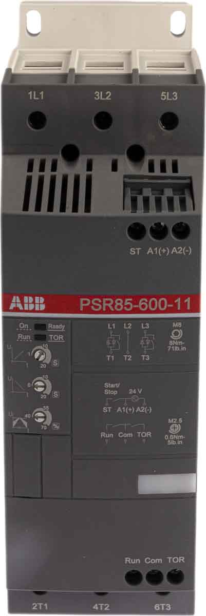 ABB Soft Starter, , 45 kW, 208 → 600 V ac, 3 Phase, IP10