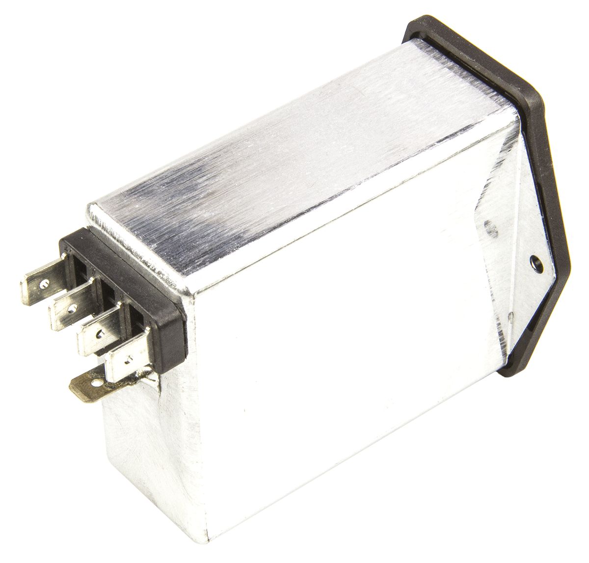 Schaffner 6A, 250 V ac Male Panel Mount IEC Filter 2 Pole FN393-6-05-11, Faston 1 Fuse