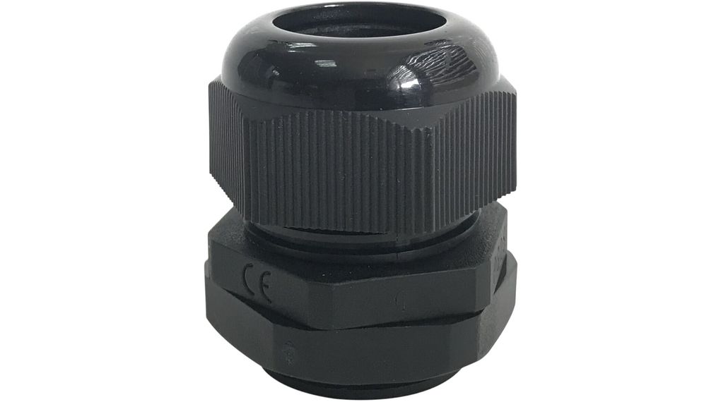 RND RND 465 Series Black Nylon Cable Gland, PG21 Thread, 13mm min., 18mm max., IP68