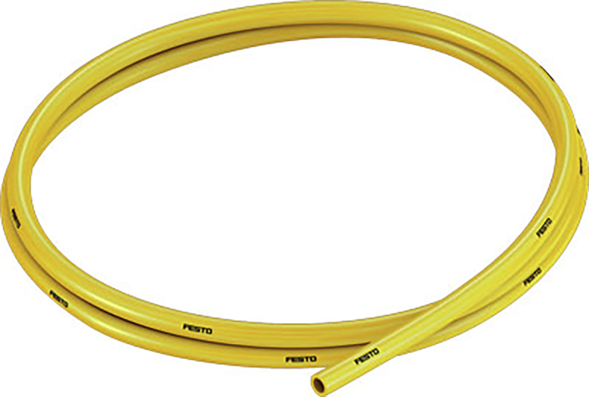 Festo Compressed Air Pipe Yellow Polyurethane 6mm x 50m PUN-H Series, 558300