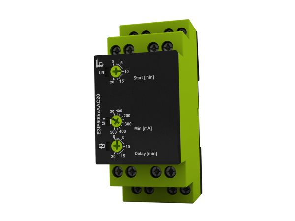 Current Monitoring Relay, 1 Phase, DPDT, 230V ac, DIN Rail