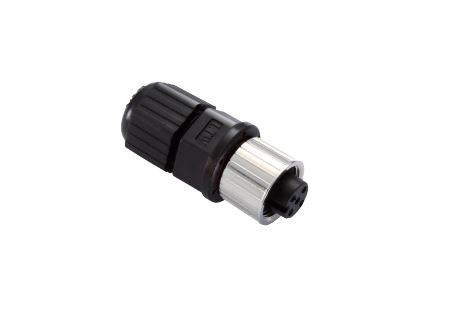 MOXA Connector, 8 Contacts, Screw, M12 Connector, Plug, Female, IP67, M12A Series