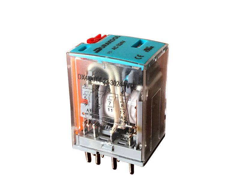 Durakool Plug In Power Relay, 24V dc Coil, 5A Switching Current, 4PDT