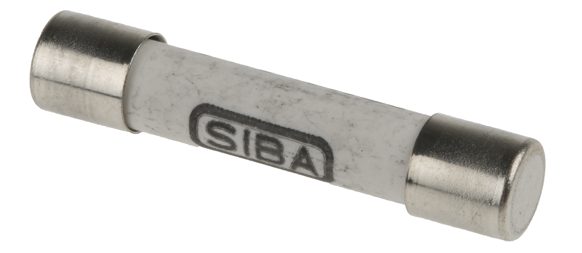 SIBA 500mA FF Ceramic Cartridge Fuse, 6.3 x 32mm