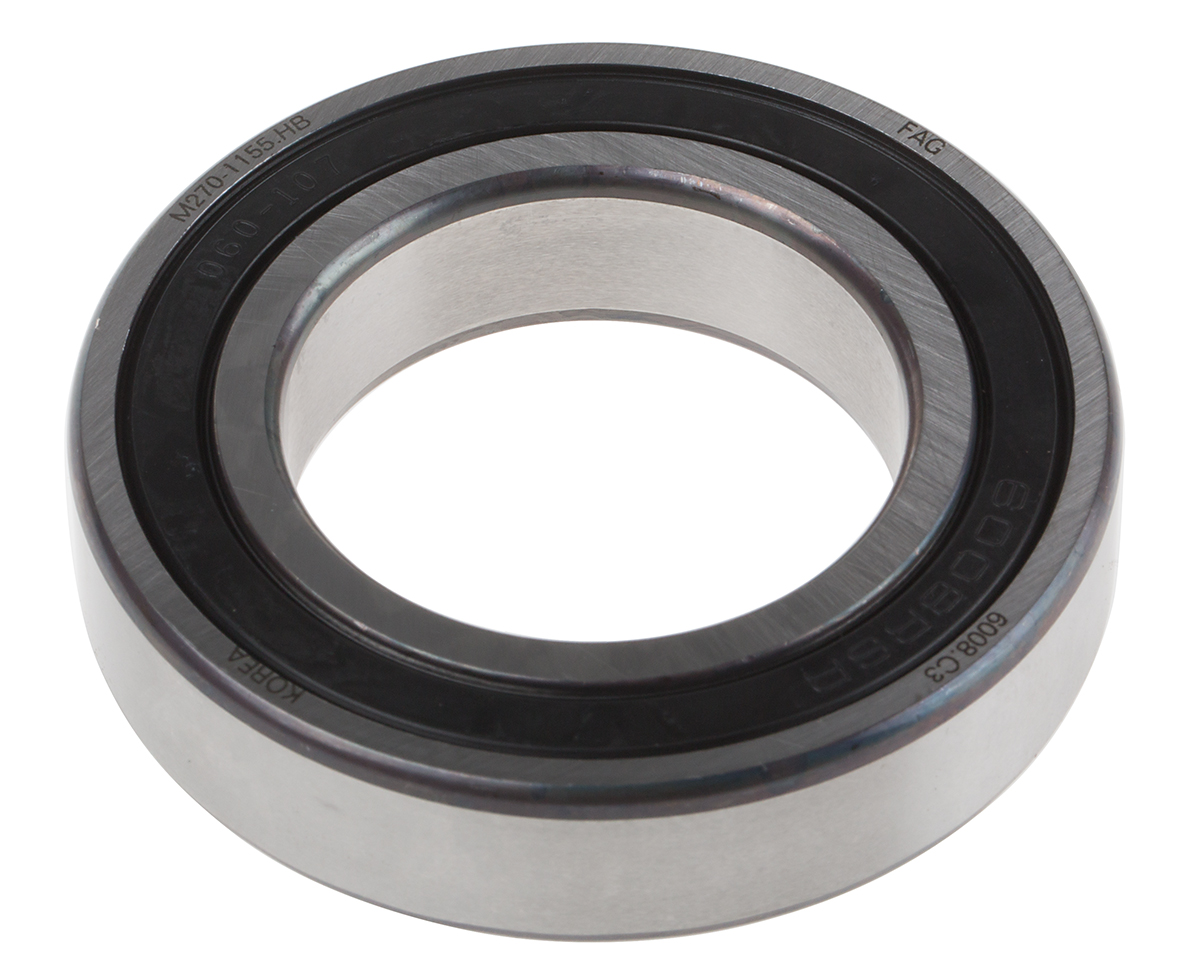 FAG 6008-2RSR-C3 1 Row Ball Bearing - 40 mm ID, 68 mm OD