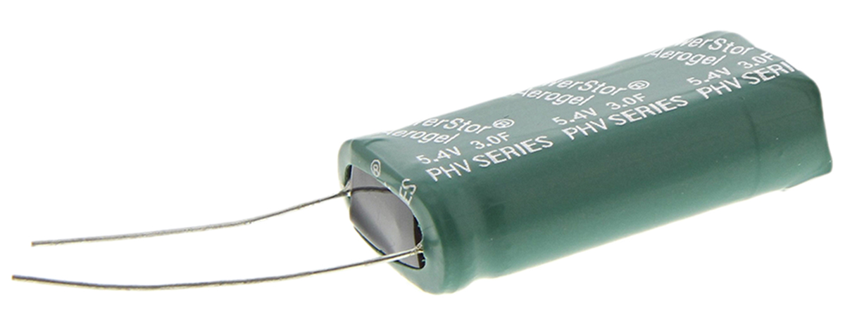 Eaton 3F Supercapacitor -10 → +30% Tolerance 5.4V dc, Through Hole