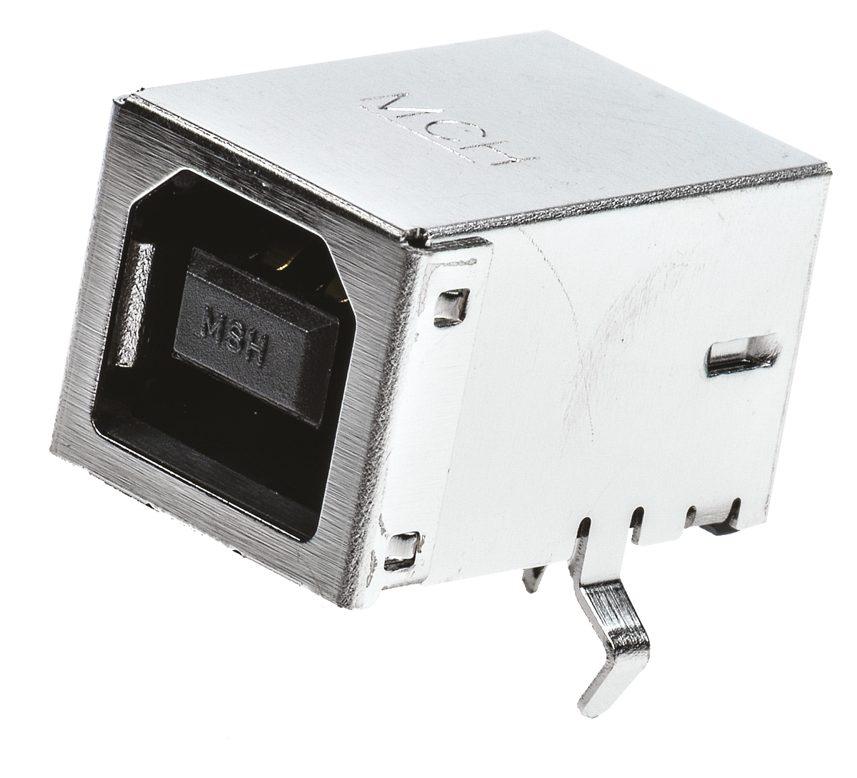 Molex Right Angle, Through Hole, Socket- Single Port Type B 2.0 USB Connector