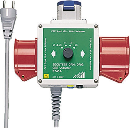 Gossen Metrawatt PAT Testing Adapter, For Use With SECUTEST S II