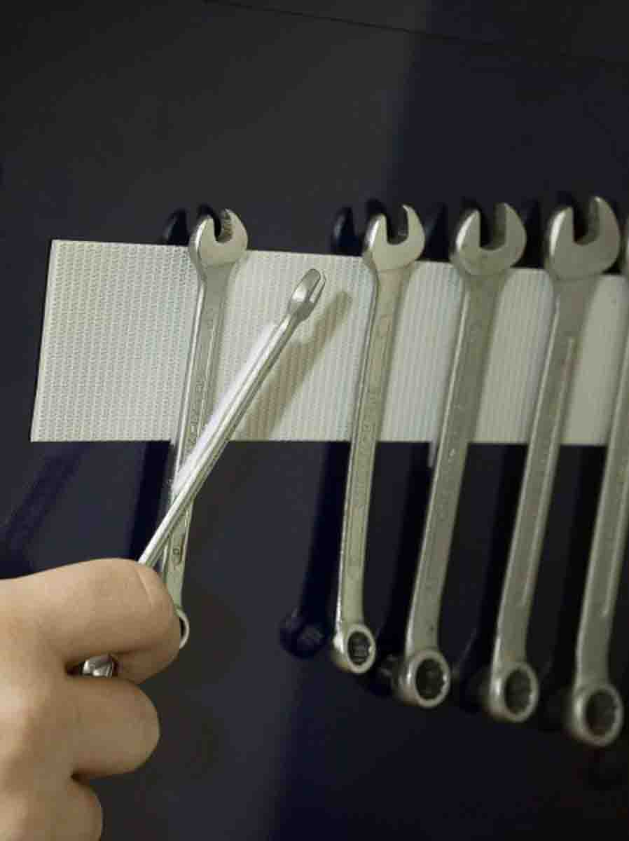 Velcro White Hook & Loop Tape, 50mm x 2.5m