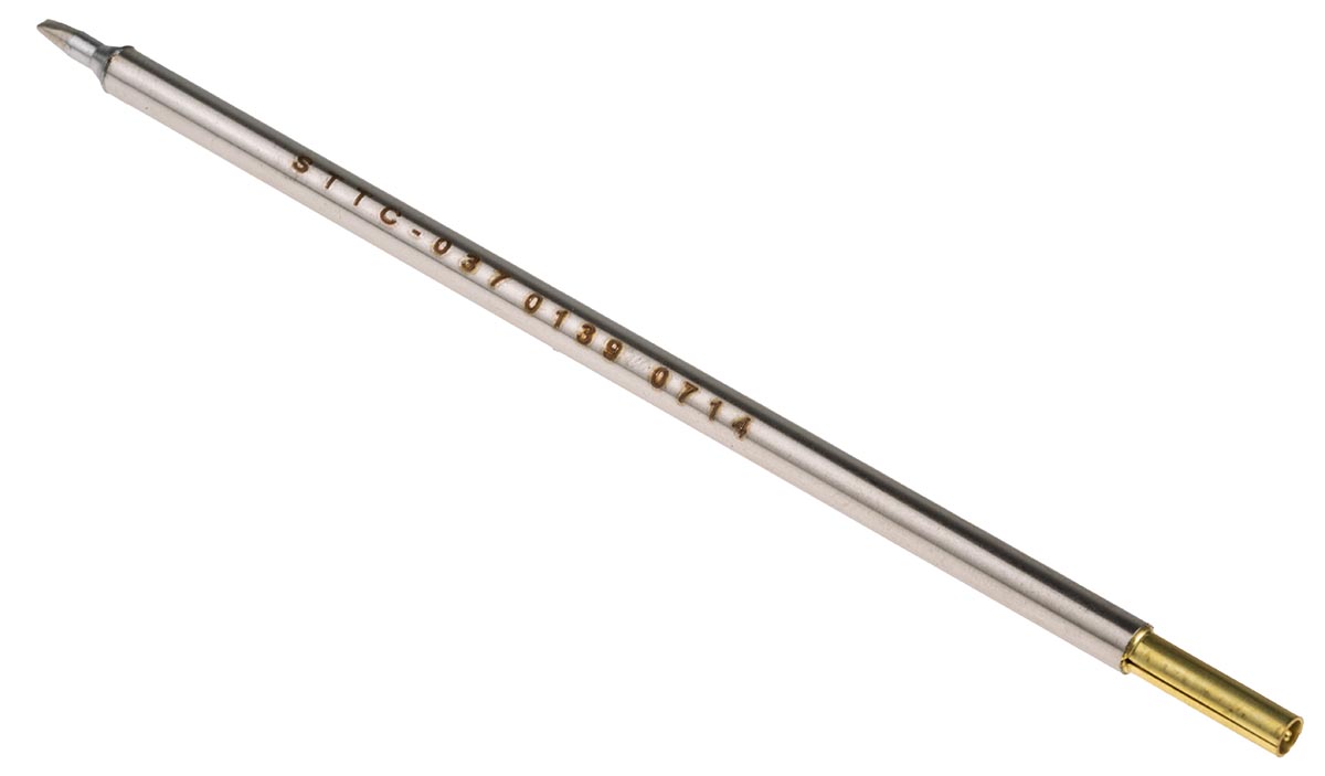 Metcal STTC 1.78 mm Chisel Soldering Iron Tip for use with MX-H1-AV, MX-RM3E