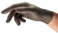 Ansell 93-250 Grey Powder-Free Nitrile Disposable Gloves, Size 9.5-10, XL, 100 per Pack