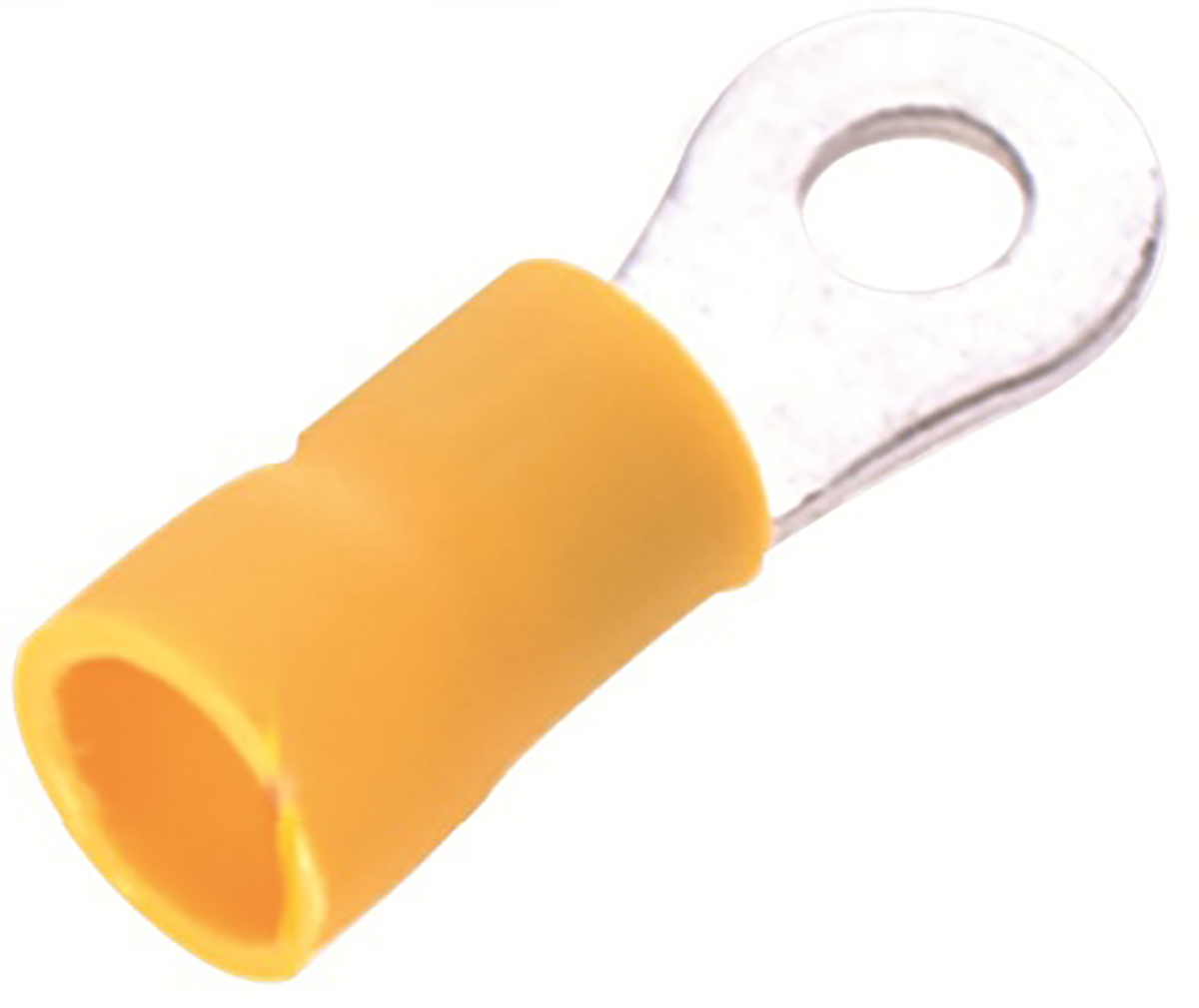 RS PRO Insulated Ring Terminal, 6.5mm Stud Size, 2.5mm² to 6mm² Wire Size, Yellow