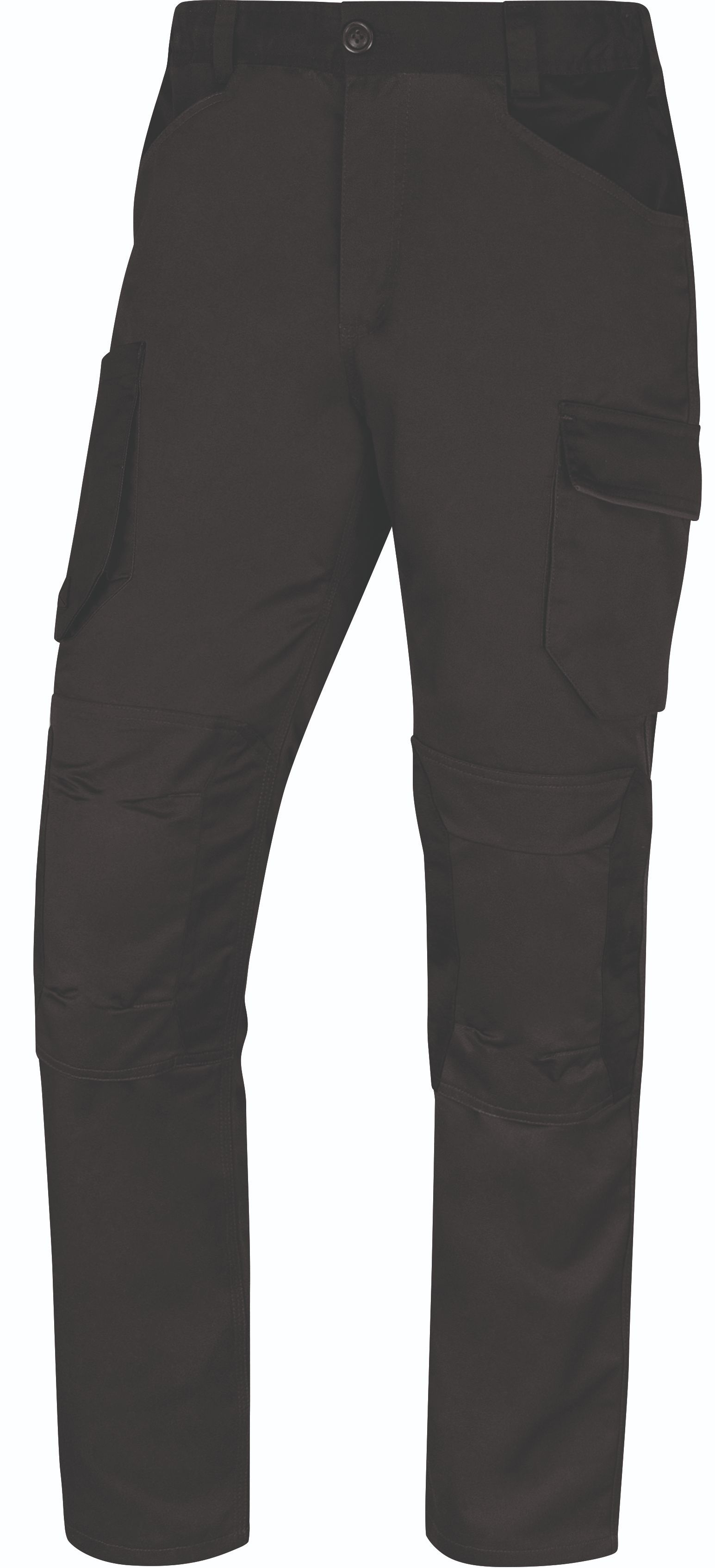 Delta Plus MACH 2 Unisex's Black, Grey 35% Cotton, 65% Polyester, Twill, Size M Waist Size 29 to 32 in W 800mm L
