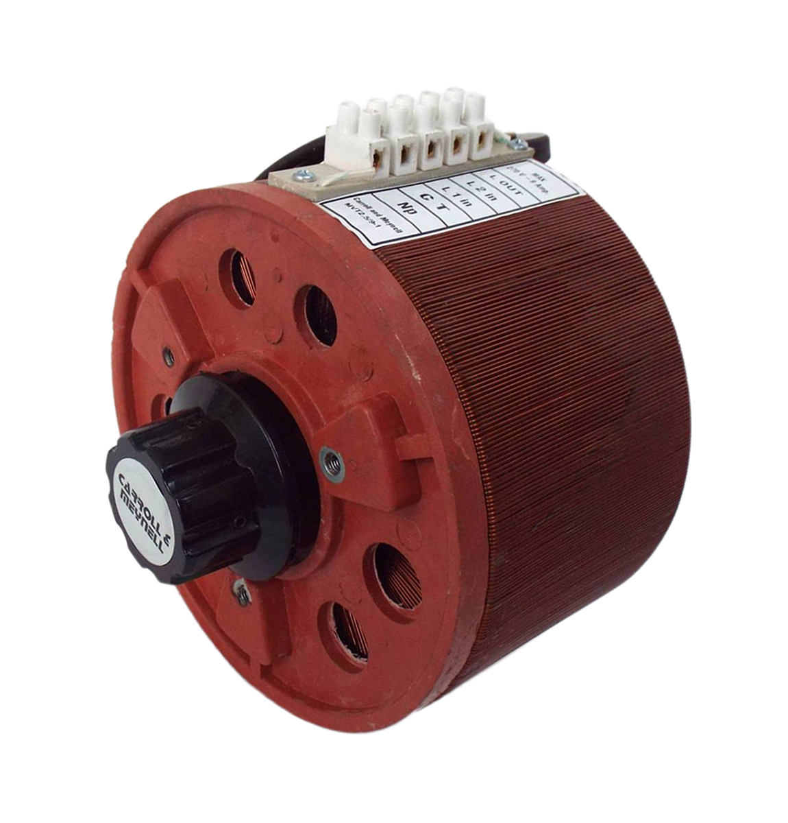 Carroll & Meynell 1 Phase 2.5kVA Variac, 1 Output, 240V