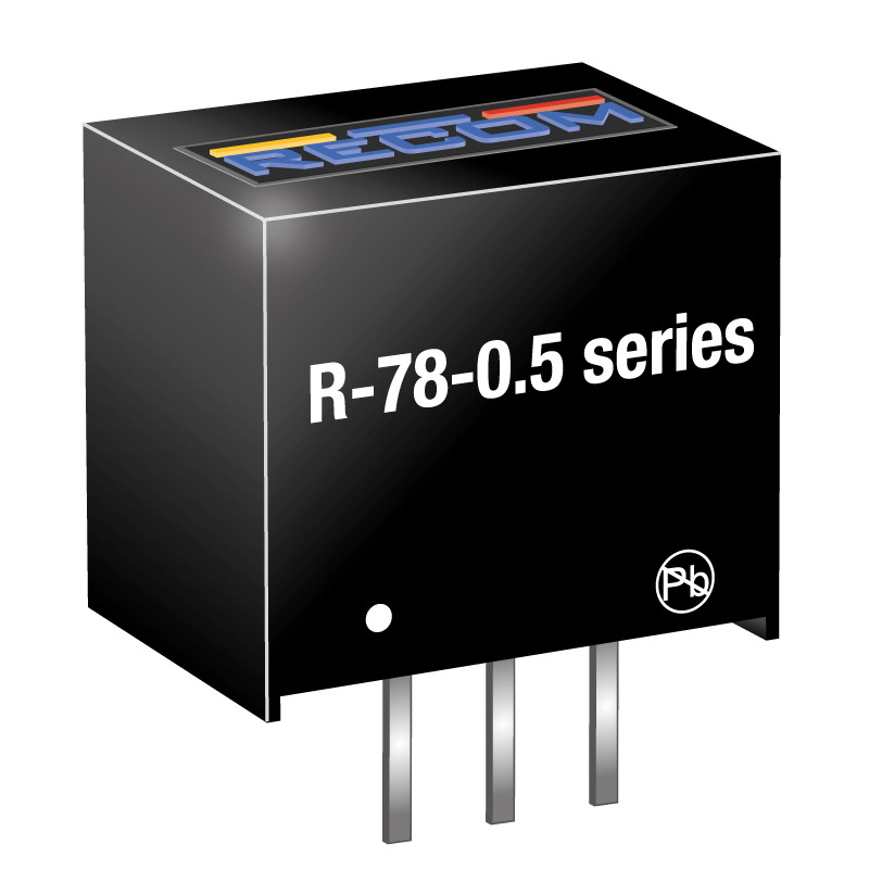 Recom Switching Regulator, Through Hole, 15V dc Output Voltage, 18 → 32V dc Input Voltage, 500mA Output Current,