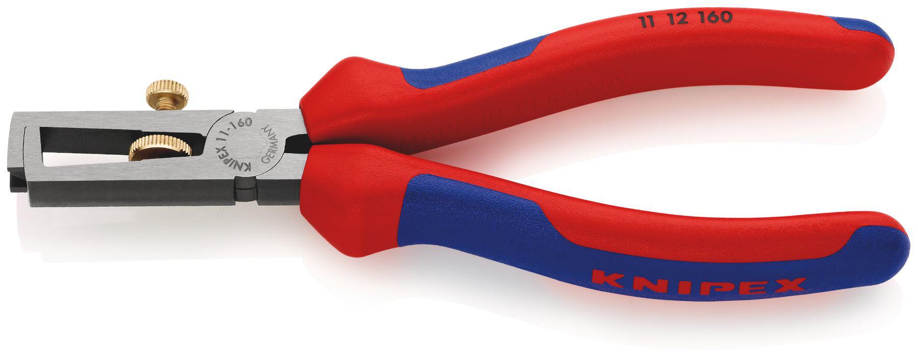 Knipex Wire Stripper, 0.1 mm² Min, 10 mm² Max, 160 mm Overall