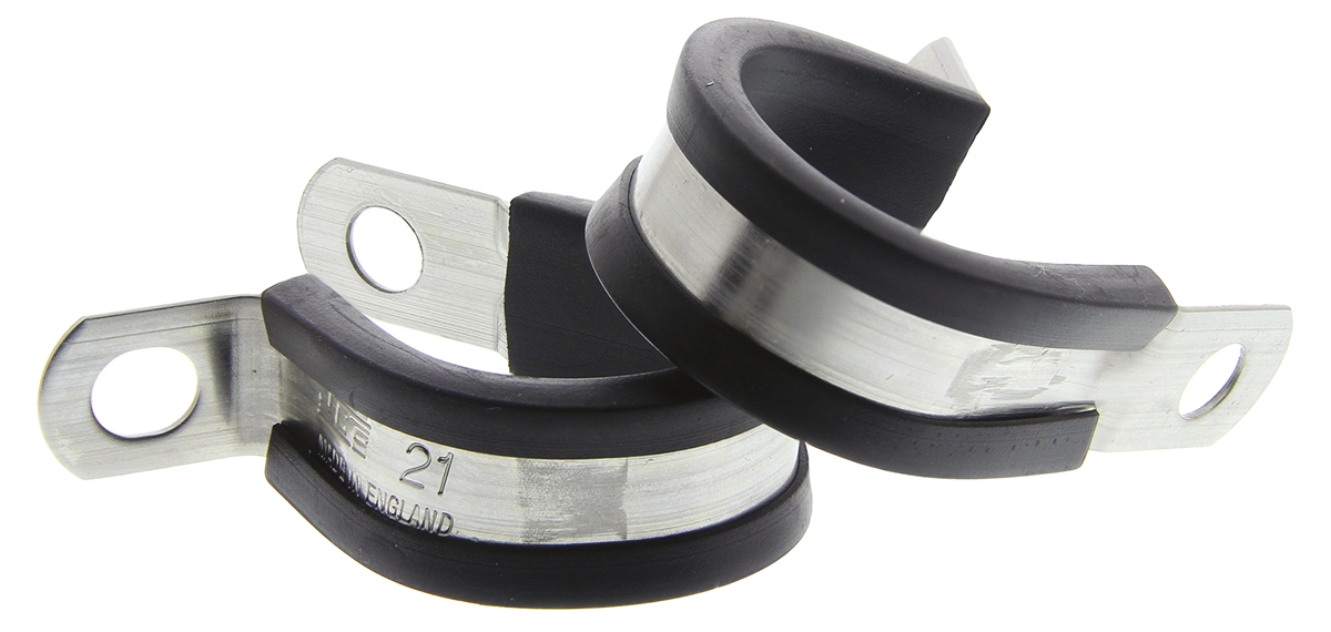 JCS 21mm Black, Stainless Steel 304 P Clip