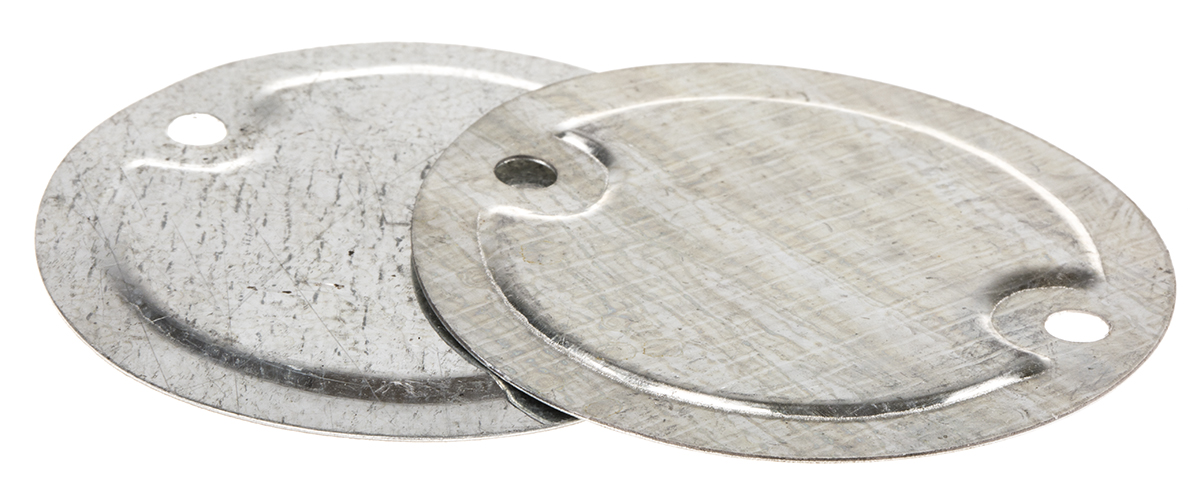 RS PRO Recessed Cover, Conduit Fitting, 20mm Nominal Size, Steel