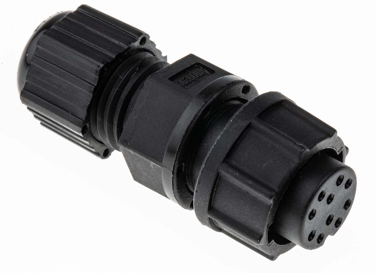 Amphenol Industrial Circular Connector, 10 Contacts, Panel, Standard Connector, Socket, Female, IP67, Ceres Series