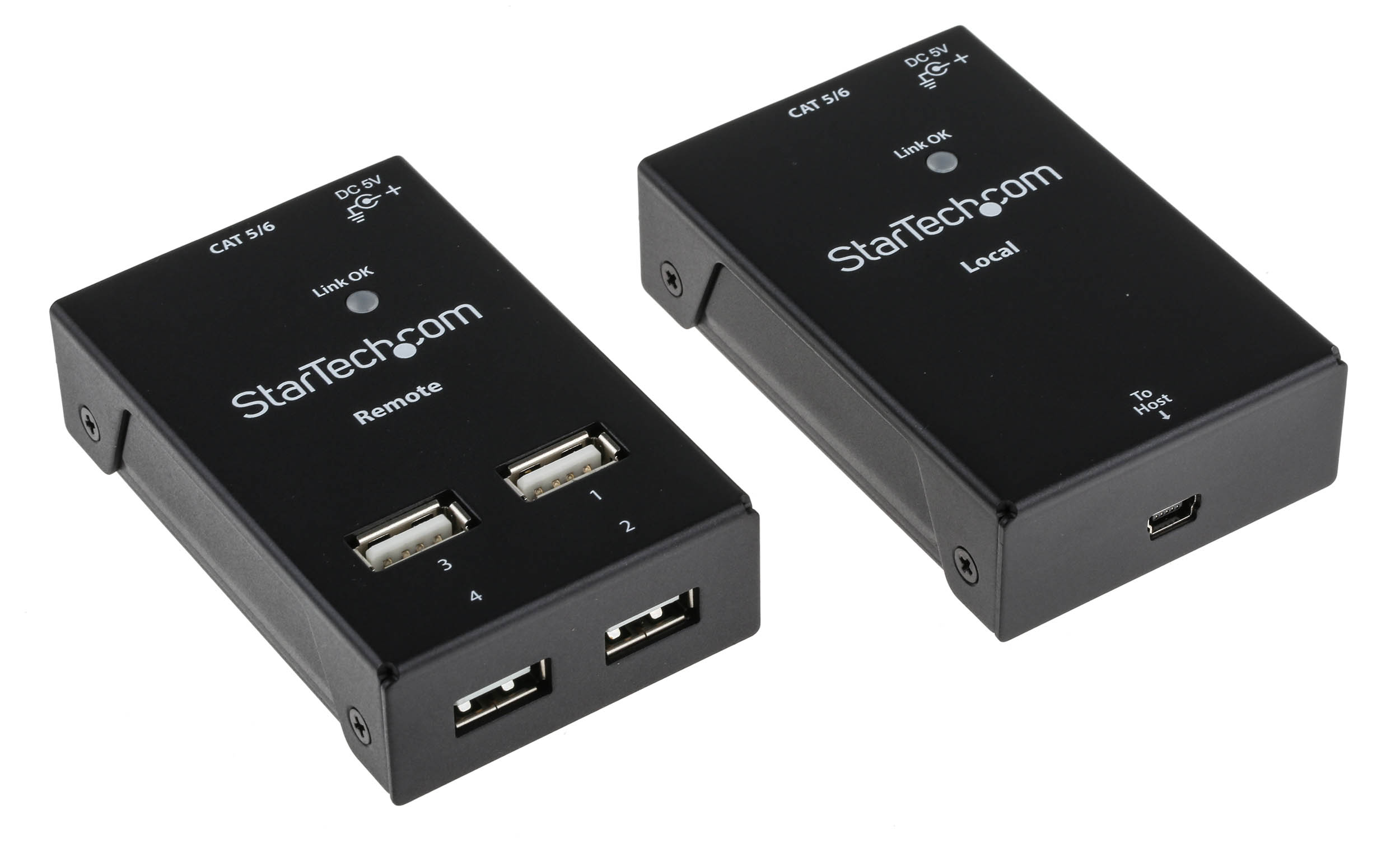 StarTech.com 4 Port USB 2.0 over CATx Extender, up to 50m Extension Distance