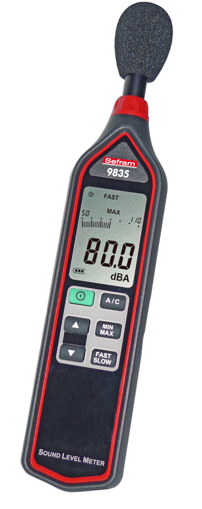 Sefram SEFRAM9835 Sound Level Meter, 30dB to 130dB, 8kHz max