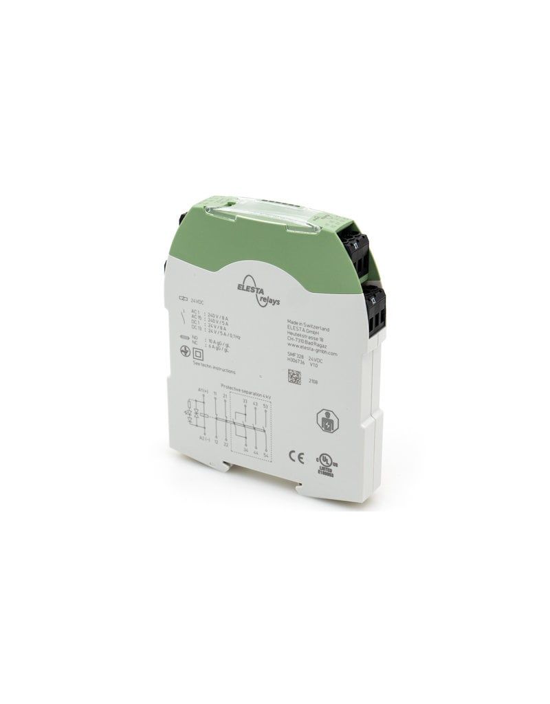 Elesta DIN Rail Force Guided Relay, 12 V dc Coil Voltage, 6 Pole, 4 NO/1 NC