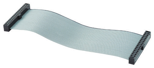 Samtec TCSD Series Flat IDC Socket Cable Assembly, 2x15-Way, 2mm Pitch, 100mm Length, Tiger Eye IDC to Tiger Eye IDC