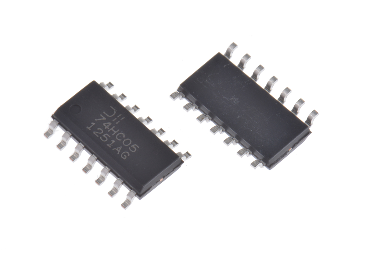 DiodesZetex 74HC05S14-13 Hex Schmitt Trigger Inverter, 14-Pin SOIC