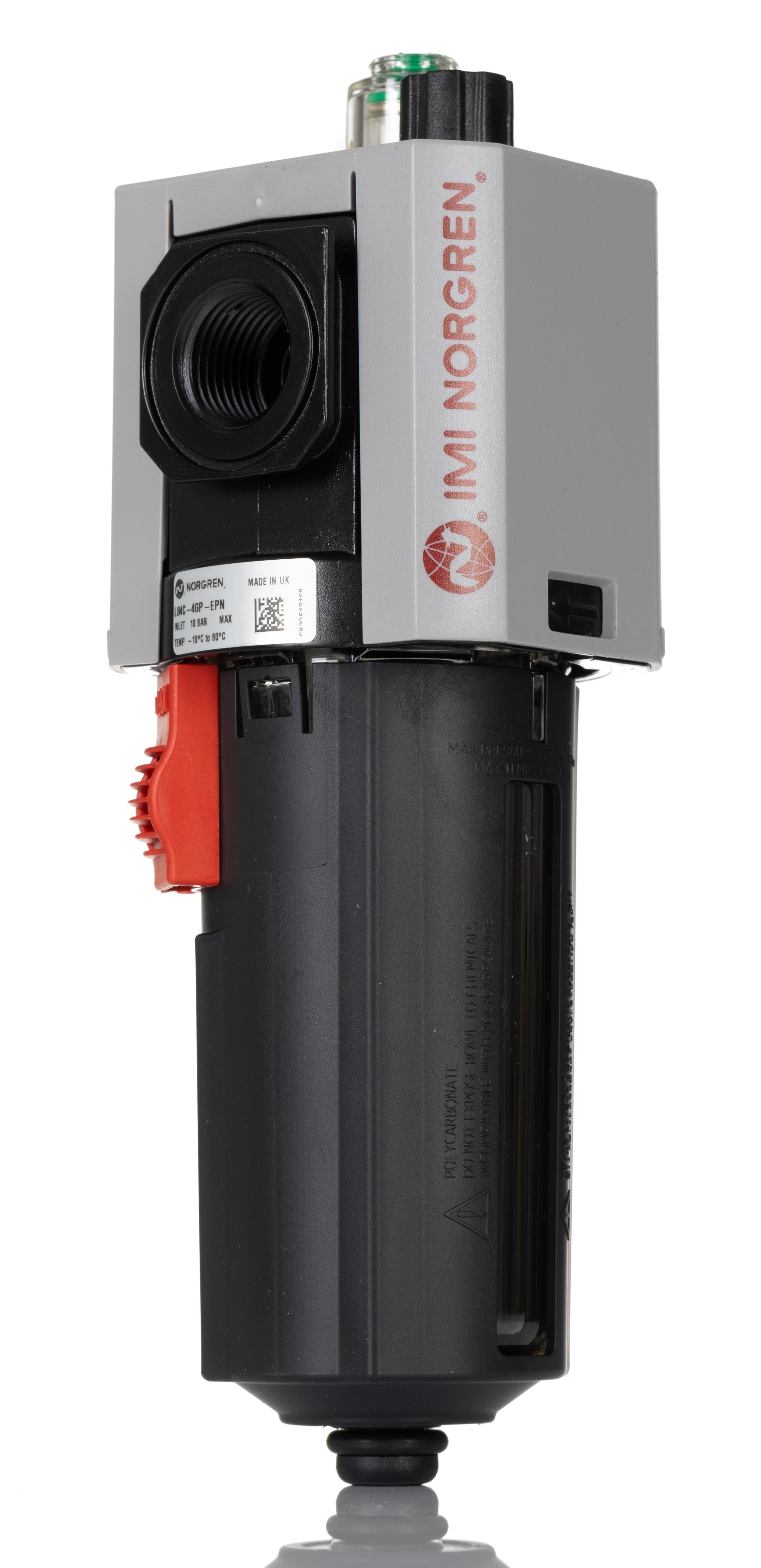 Norgren G 1/2 5460L/min Pneumatic Air Lubricator, 0.3bar to 10 bar, Excelon Plus Series