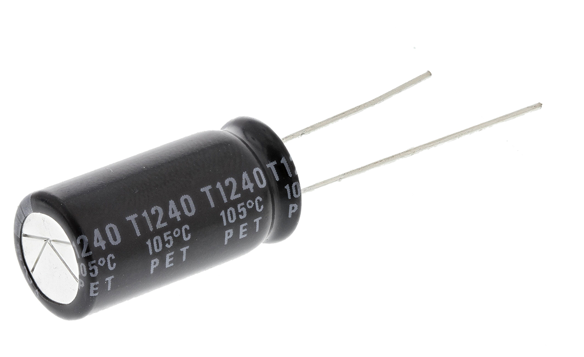 Rubycon 820μF Aluminium Electrolytic Capacitor 25V dc, Radial, Through Hole - 25ZLH820MEFC10X20