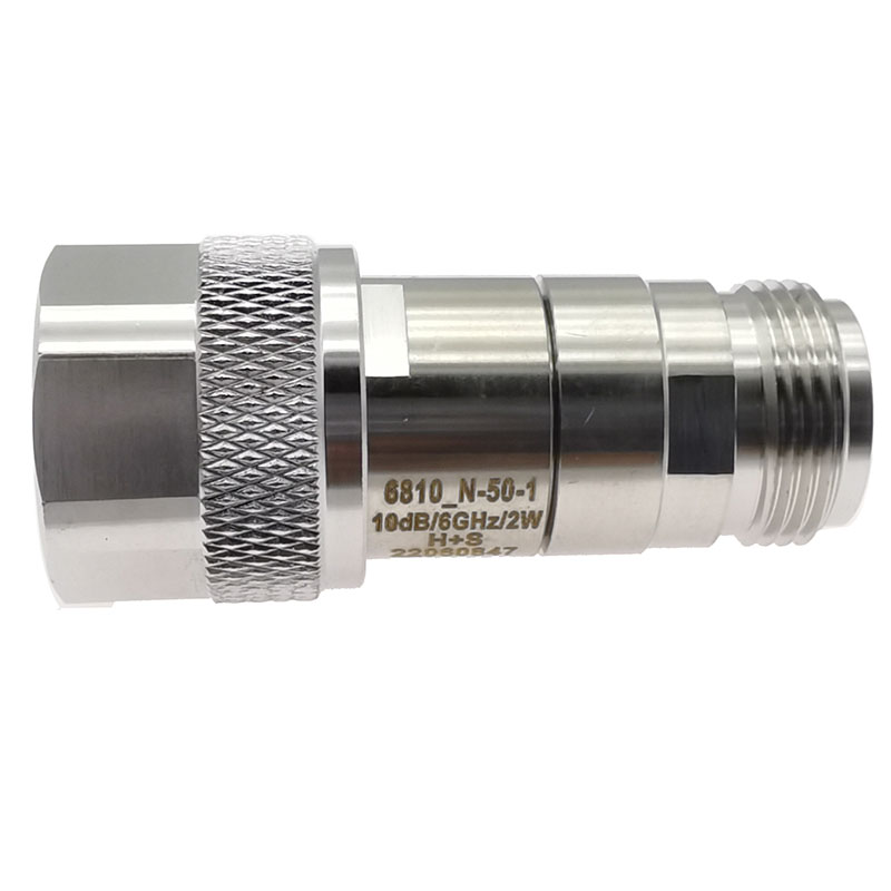 Huber+Suhner RF Attenuator Straight Coaxial Connector N 20dB, Operating Frequency 6GHz