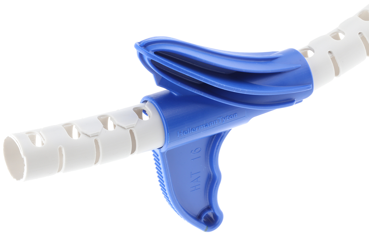 HellermannTyton Spiral Wrap, I.D 16mm, 16mm Polypropylene Helawrap Series