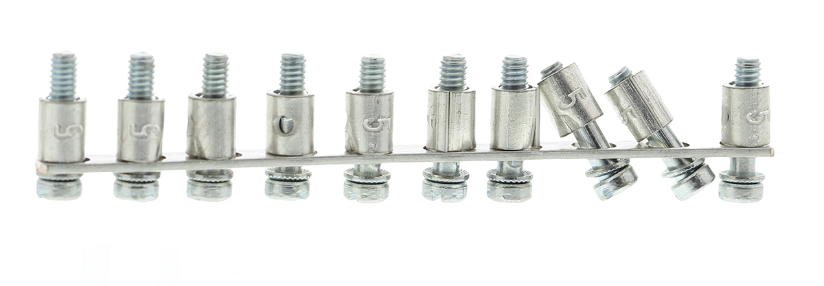 Weidmuller Q Series Jumper Bar for Use with DIN Rail Terminal Blocks, 2A