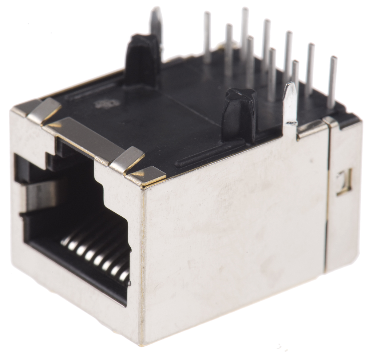TE Connectivity 5558070 Series Female RJ45 Connector, PCB Mount, Cat3 Right Angle 1 Port 10 -Way