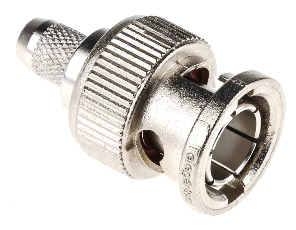 Telegartner, Plug Cable Mount BNC Connector, 75Ω, Crimp Termination, Straight Body