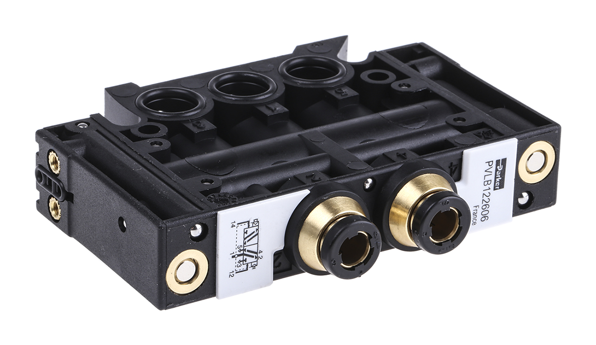Parker 5/2 Pneumatic Solenoid Valve - Pilot/Pilot G 1/8 PVL Series