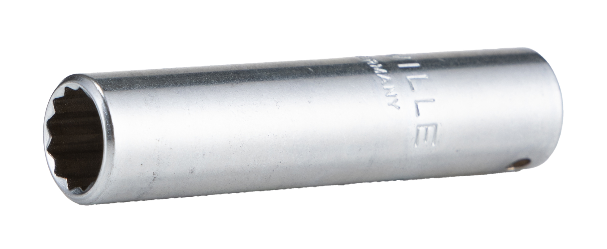 STAHLWILLE 1/4 in Drive 8mm Deep Socket, 12 point, 8mm, 50 mm Overall Length