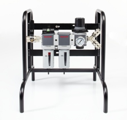 Honeywell Safety FRL Assembly, Manual Drain Integrated Pressure Gauge